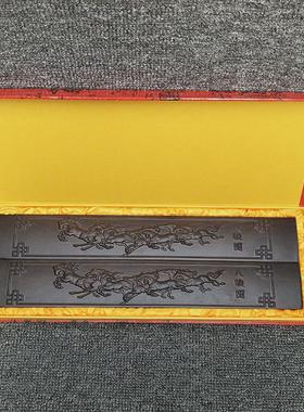 黑檀木雕刻镇尺书法雕龙镇纸文房礼品批发家居工艺红木木质摆件