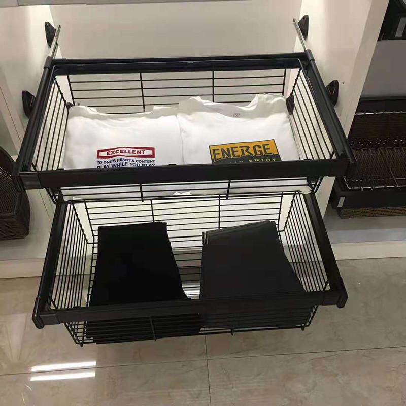 抽屉式衣柜拉篮衣帽间收纳多功能推拉储物篮藤篮伸缩裤架五金配件,淘宝优惠券,粉丝福利购,淘宝优惠卷