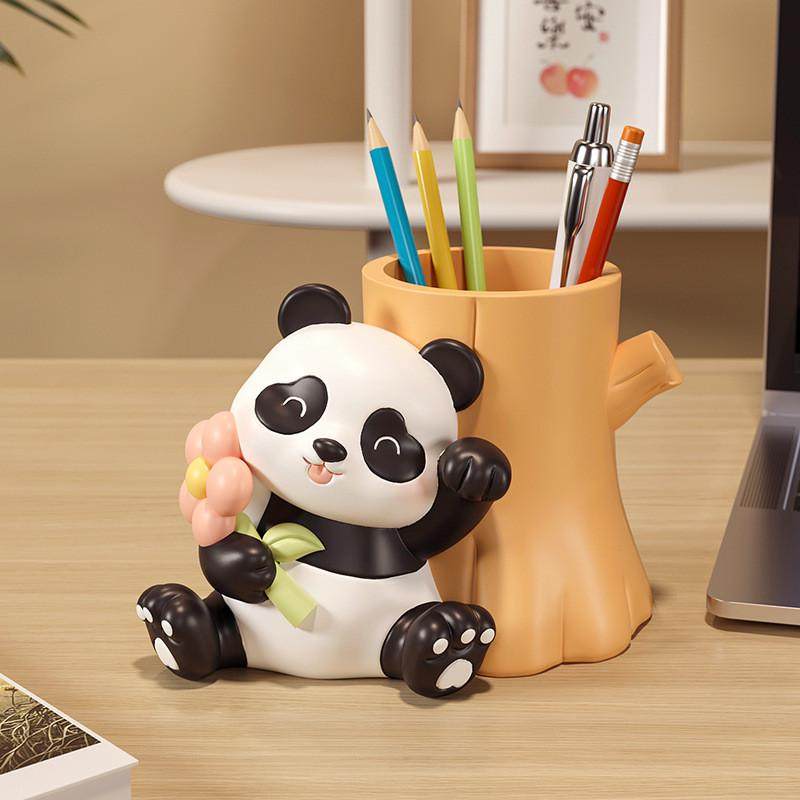 斜插式笔筒书桌学生办公桌面架儿童女孩文具收纳盒多功能摆件笔架,淘宝优惠券,粉丝福利购,淘宝优惠卷