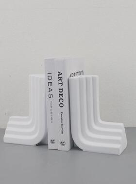 欧式摆件建筑书挡创意客厅电视柜样板房书房书柜家居工艺品摆设