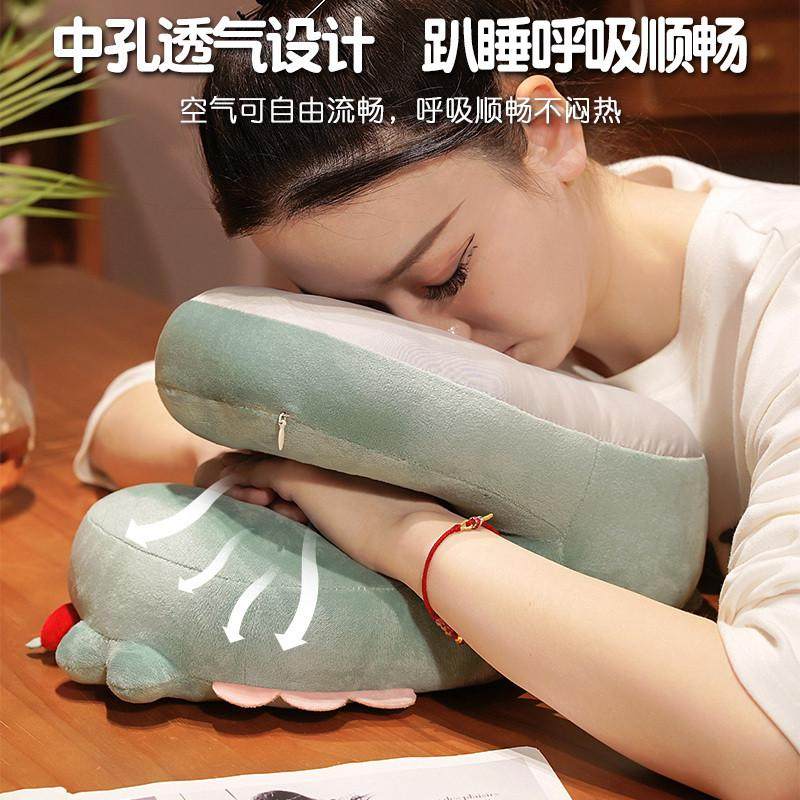 夏季冰丝双面午休趴睡枕办公室午睡神器枕男女生课桌睡觉学生趴枕,淘宝优惠券,粉丝福利购,淘宝优惠卷