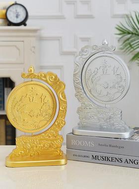 热销创意赚客厅树脂摆件家居一个亿办公室酒柜门店开业送礼装饰品