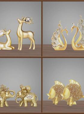 gz6m新房装饰品摆件家居酒柜桌面风电视柜客厅现代简约办公室轻奢