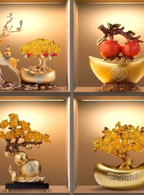 酒柜装饰品摆件轻奢高档客厅高端大气招财葫芦一路发财电视柜家居