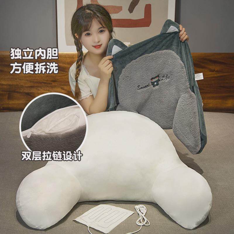 28床头软包大靠背沙发靠垫枕头床上看书床靠护腰垫靠枕抱枕赠加,淘宝优惠券,粉丝福利购,淘宝优惠卷