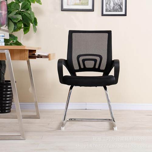 电脑椅子护腰办公椅家用舒适靠背人体工学椅职员办公室会议椅 - 图3