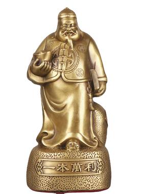 杨铜记铜钱老板铜钱老板一本万利摆件掌柜铜像钱