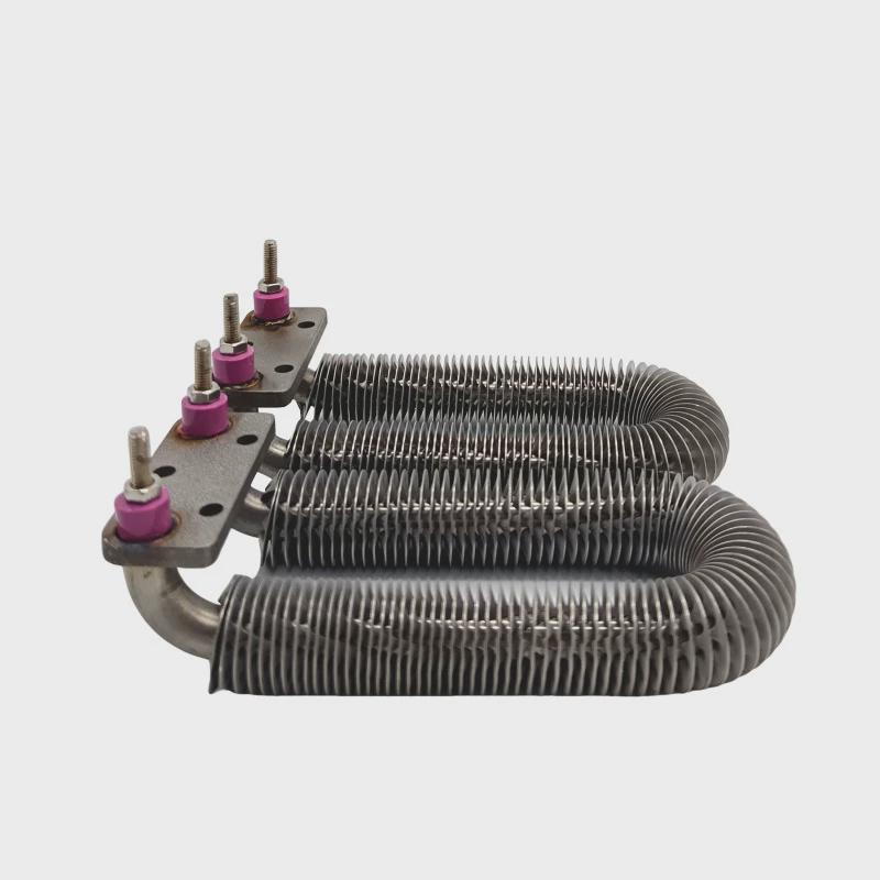 Fixed plate fin electric heating tube spinning bicycle riding platform mold radiator industrial load heating tube heating tube
