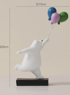 ins风摆件旁玄关客厅电视柜两边沙发入户创意家居装饰树脂落地