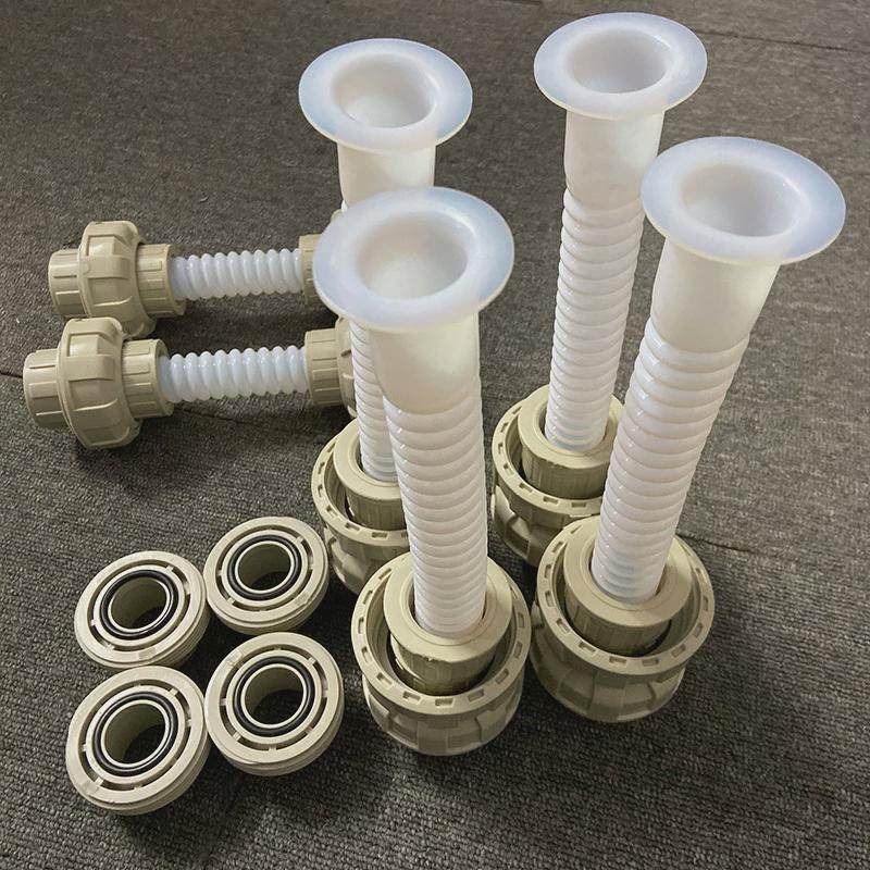 透明四氟波纹管工业两头套塑胶软管塑料活接波纹管强酸铁氟烯耐,淘宝优惠券,粉丝福利购,淘宝优惠卷