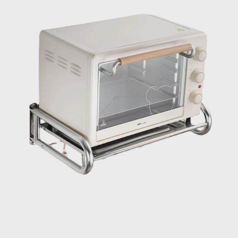 微波炉架挂墙加厚不锈钢厨房烤箱置物架餐馆壁挂式微波炉支架托架,淘宝优惠券,粉丝福利购,淘宝优惠卷