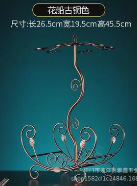 红酒架摆件红酒杯架子高档轻奢酒杯架倒挂酒柜置物架高脚杯架展示