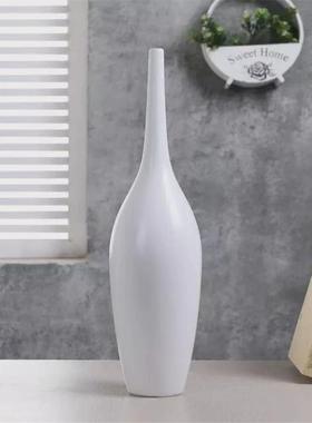 北欧ins陶瓷花瓶摆件电镀尖口艺术样板房撞色轻奢创意家居装饰品