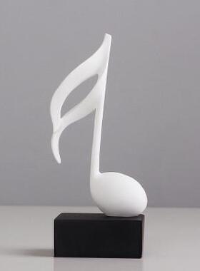 创意复古音乐符号工艺品摆件树脂家居客厅书房装饰品现代简约软装