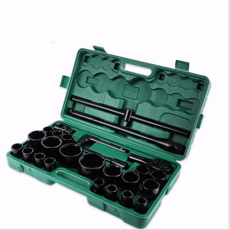 26件重型套筒组套六角十二花套头重汽随车扳手汽保汽车大型维修,淘宝优惠券,粉丝福利购,淘宝优惠卷