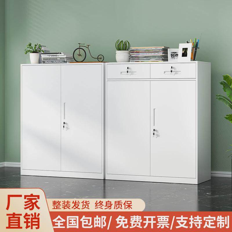 W7办公室文件柜铁皮资料抽屉柜家用储物小柜子带锁收纳落地钢制柜,淘宝优惠券,粉丝福利购,淘宝优惠卷