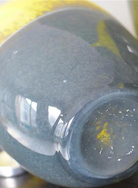 热销创意美式彩色玻璃花瓶几何形手工软装艺术家居装饰摆件花瓶