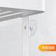 Shower room hanging basket Space aluminum black bath room storage double-layer punch-free shower room bathroom storage rack wall hanging