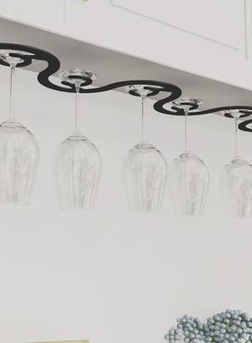 红酒杯架倒挂悬挂酒吧酒杯架家用酒架酒柜挂架创意高脚杯葡萄酒架