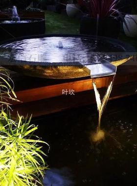 y禊3石雕流水钵庭院园林造景涌泉石盆喷泉石钵鱼缸池日式景观青石