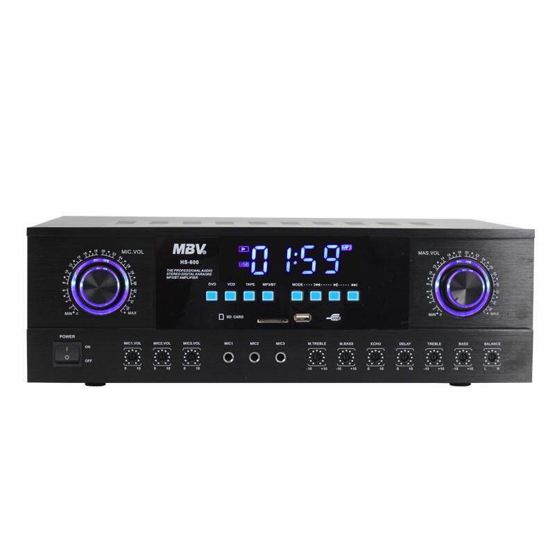 新款专业大功率无线蓝牙家用功放机重低音KTV舞台卡拉OK放大器机 - 图3