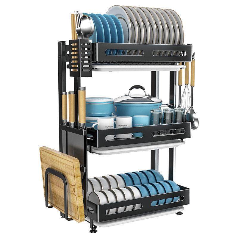 304墙上壁挂式碗架可折叠厨房置物架沥水架放碗碟盘多功能收纳架,淘宝优惠券,粉丝福利购,淘宝优惠卷