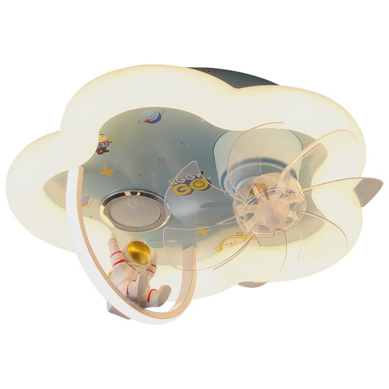 灯氏全光谱护眼儿童房静音摇头风扇灯男孩女孩家用卧室智能吸顶灯,淘宝优惠券,粉丝福利购,淘宝优惠卷