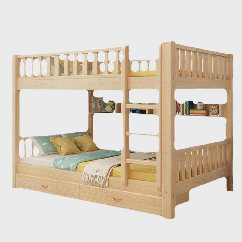 上下床双层床两层全实木高低床大人儿童子母床成年宿舍上下铺木床,淘宝优惠券,粉丝福利购,淘宝优惠卷