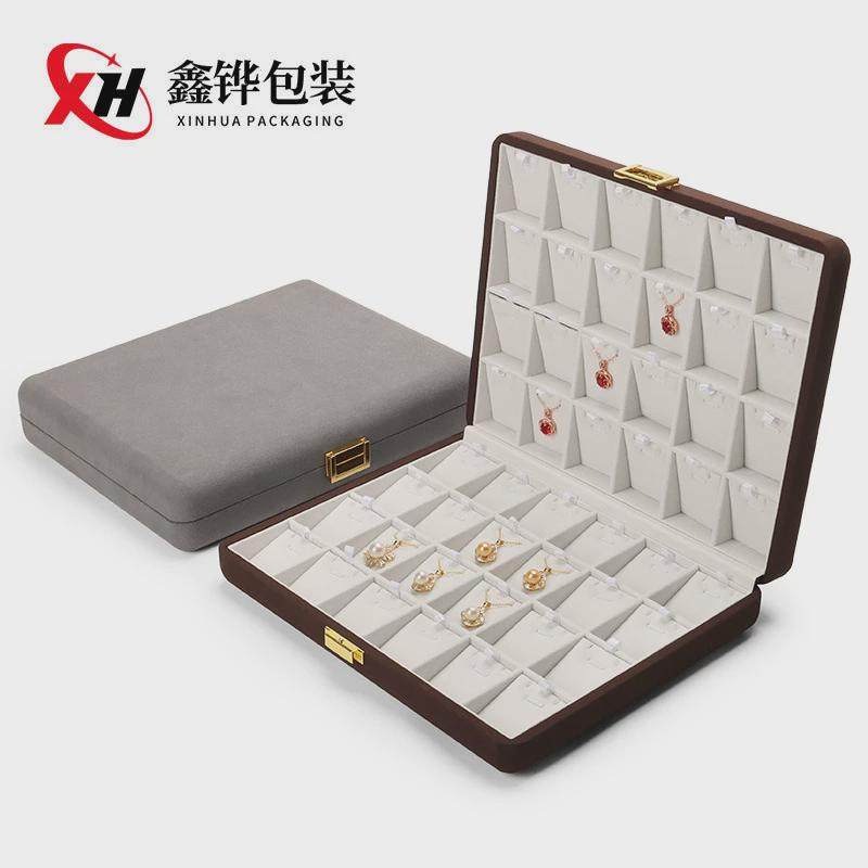 珠宝金属扣盒子平方柜台饰品包装盒绒面大容量收纳戒指吊坠首饰盒,淘宝优惠券,粉丝福利购,淘宝优惠卷