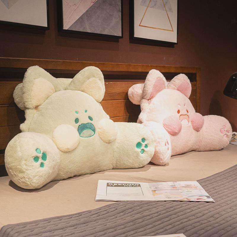 OF9D嘟嘟猫床头软包靠垫嘟嘟喵抱枕床上沙发大靠背垫宿舍学生护腰,淘宝优惠券,粉丝福利购,淘宝优惠卷
