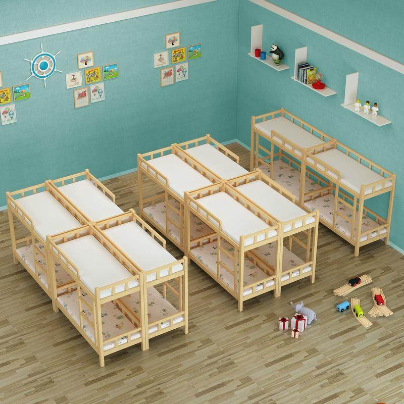 专用幼儿园床上下床托管班小学生午睡床高低床儿童双层实木午托床,淘宝优惠券,粉丝福利购,淘宝优惠卷
