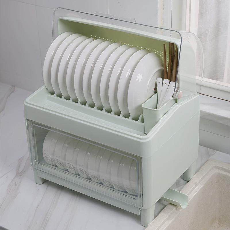 用沥水碗柜厨房多功能放碗筷收纳盒带盖防虫装碗盘碟置物架大号,淘宝优惠券,粉丝福利购,淘宝优惠卷