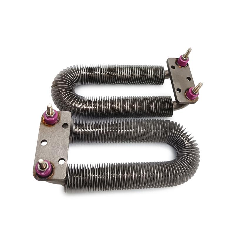 Fixed plate fin electric heating tube spinning bicycle riding platform mold radiator industrial load heating tube heating tube