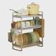 Narrow 304 stainless steel bowl rack window sill dish drain rack dish sink storage rack kitchen bowl storage rack