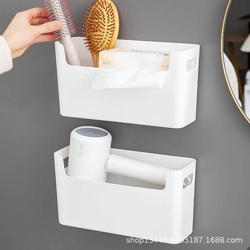 吹风机置物架电吹风免打孔家用卫生间浴室壁挂式电线支架筒收纳盒,淘宝优惠券,粉丝福利购,淘宝优惠卷