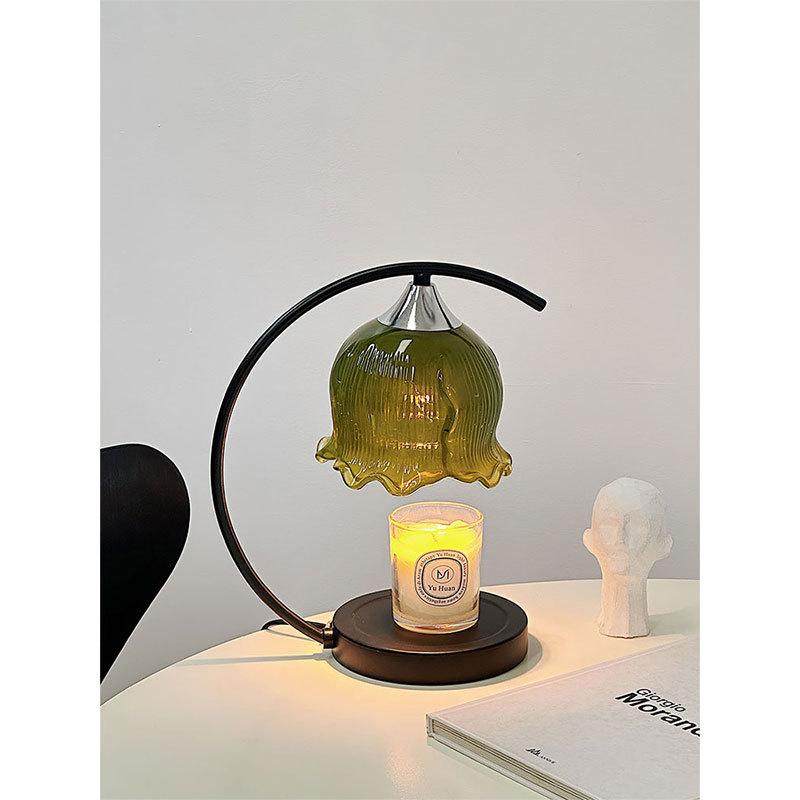 铃兰香薰融蜡灯熔烛无火高级感护眼台灯女生小夜灯卧室床头睡眠灯,淘宝优惠券,粉丝福利购,淘宝优惠卷