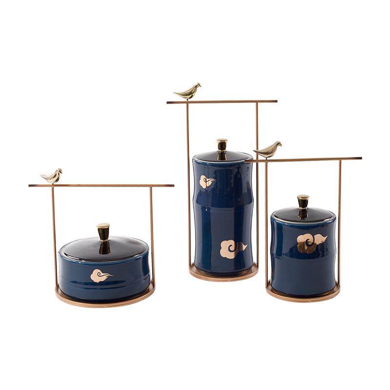 新中式玄关瓷罐摆件样板间客厅陶餐边柜电视柜酒柜软装饰品工艺品,淘宝优惠券,粉丝福利购,淘宝优惠卷