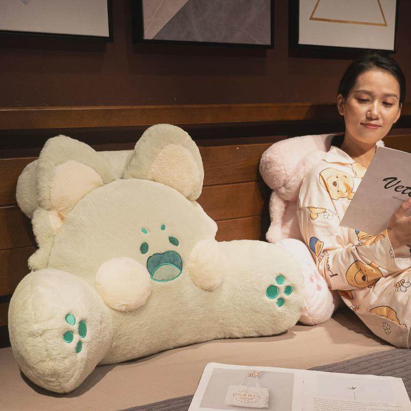 OF9D嘟嘟猫床头软包靠垫嘟嘟喵抱枕床上沙发大靠背垫宿舍学生护腰,淘宝优惠券,粉丝福利购,淘宝优惠卷