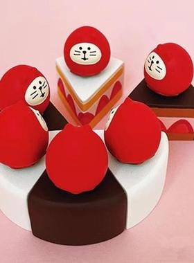 ZAKKA日式猫巧克力食玩杂货情人节礼物品INS草莓面包装饰树脂摆件