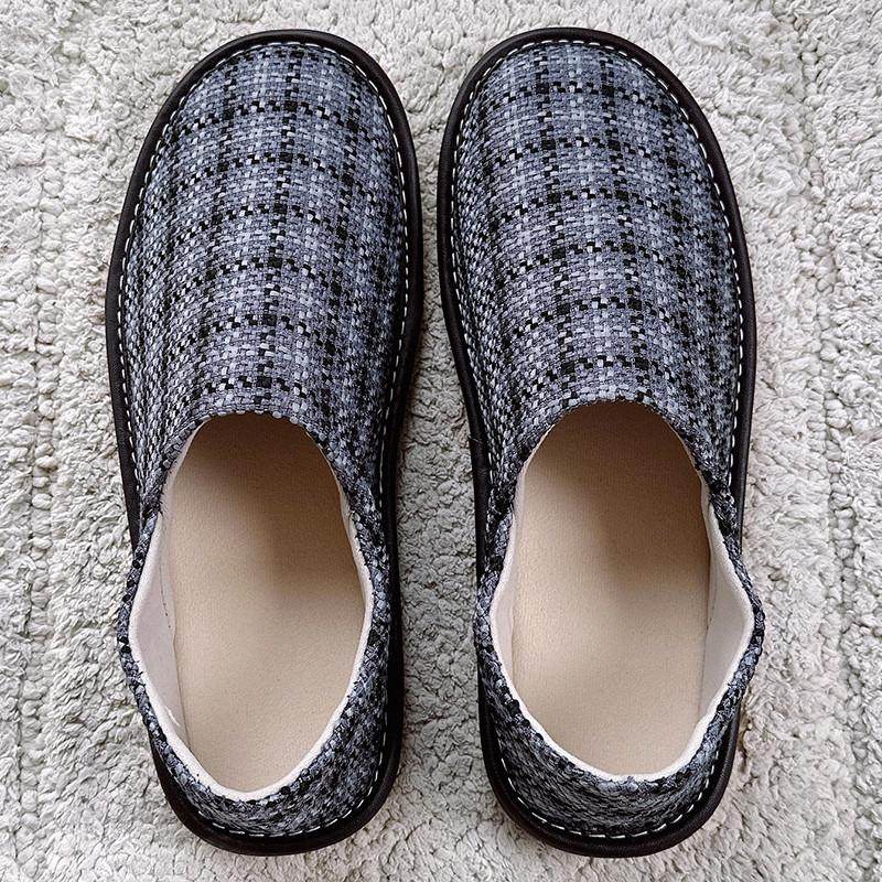 做月子拖鞋保暖布艺包跟拖鞋男女家用卧室内防滑软底地板棉鞋,淘宝优惠券,粉丝福利购,淘宝优惠卷