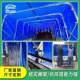 Small truck push-pull canopy tarpaulin tool bucket manual retractable canopy light truck sunshade PVC rainproof cloth full set