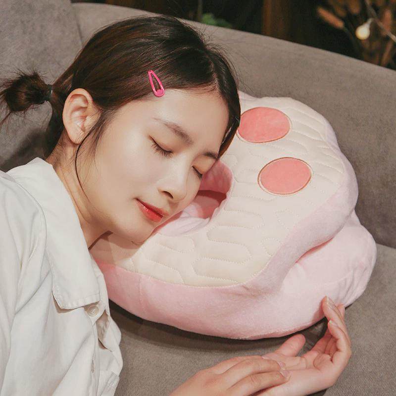 夏季冰丝午睡枕趴睡枕小学生办公室趴桌子睡觉枕头凉感午休神器,淘宝优惠券,粉丝福利购,淘宝优惠卷