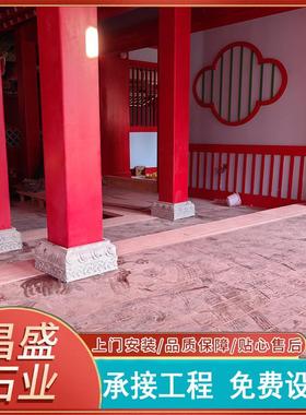 柱墩空实心柱顶石底座摆件实心空心雕花石柱墩仿古石墩子柱顶石