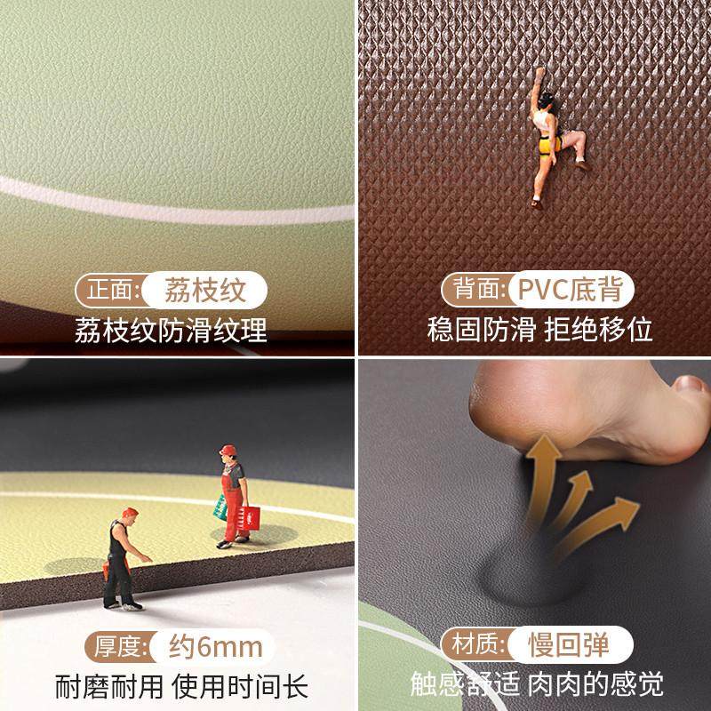 厨房地垫可擦免洗满铺脚垫2025新款耐脏专用皮革防水防油门垫地毯,淘宝优惠券,粉丝福利购,淘宝优惠卷