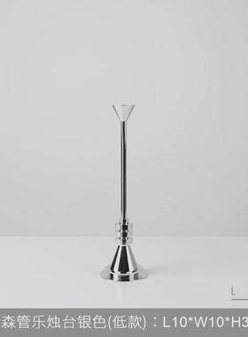 烛台摆件复古美式家用客厅民宿烛光装饰品欧式样板房轻奢浪漫摆设