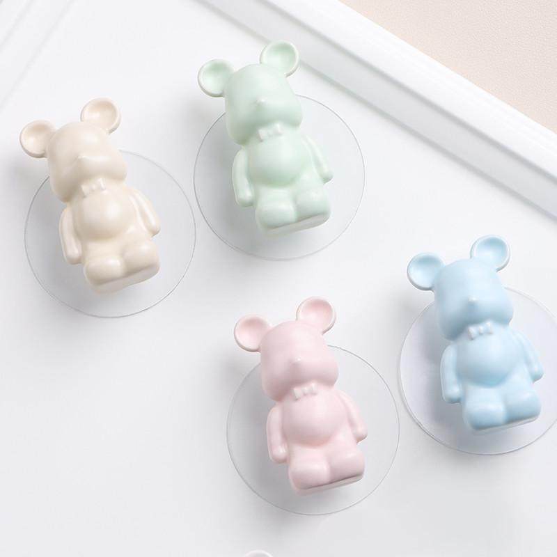 7t免打孔柜门拉手熊自粘免钉推拉门玻璃门衣柜橱柜好学无痕抽屉把,淘宝优惠券,粉丝福利购,淘宝优惠卷