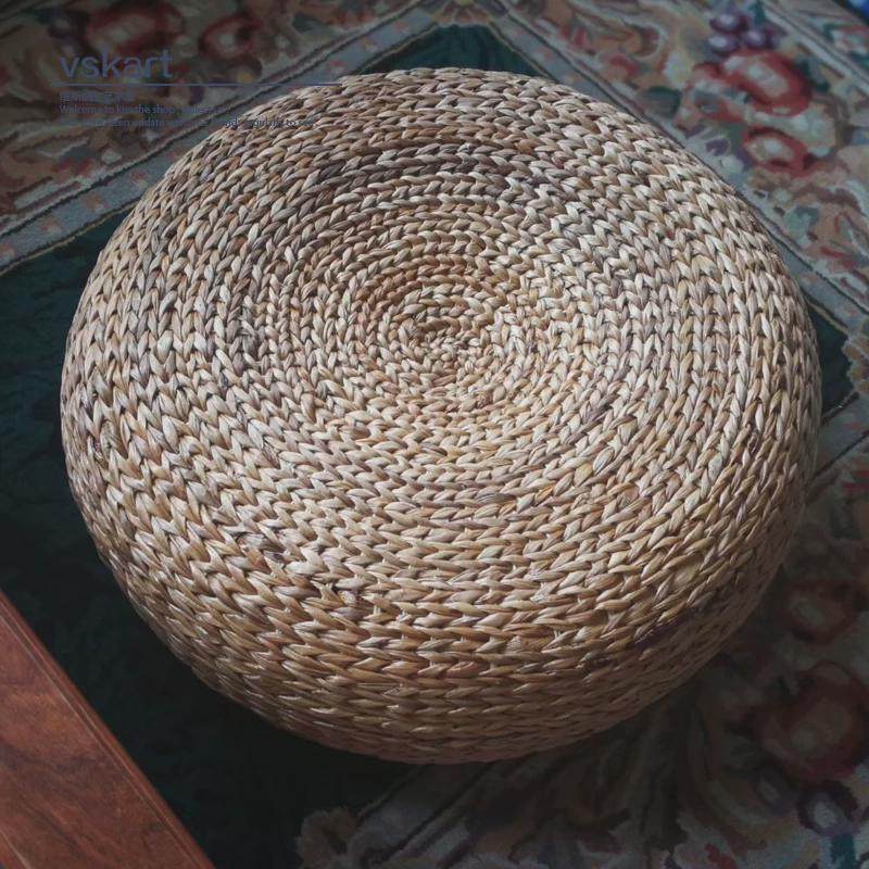 地板日式草编蒲团坐垫加厚圆形茶道藤编榻榻米垫打坐禅修坐墩,淘宝优惠券,粉丝福利购,淘宝优惠卷