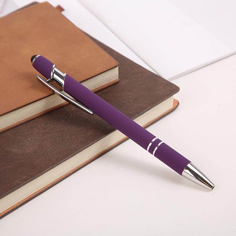 厂家供应金属铝杆塑料笔logo制作圆珠中性支精致学生笔,淘宝优惠券,粉丝福利购,淘宝优惠卷