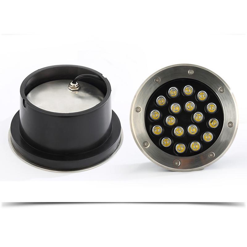 led水下埋地灯6W9W12W不锈钢嵌入式ip68水下灯12V/24V泳池壁灯3瓦 - 图0