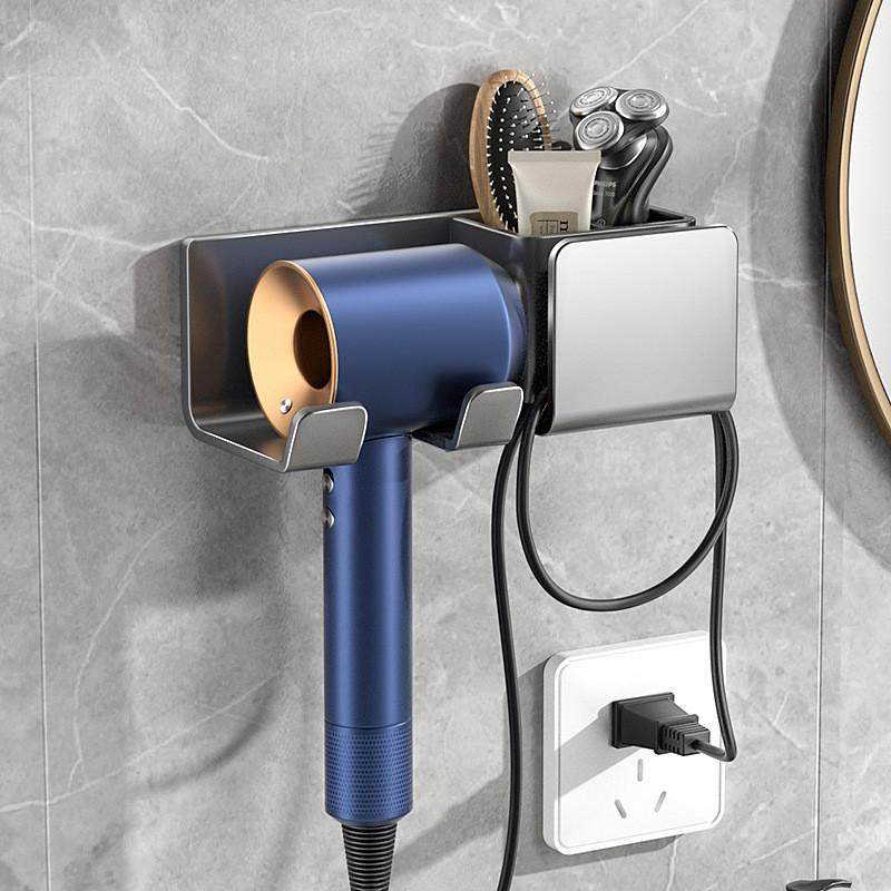 吹风机免打孔置物架酒店卫生间收纳家用电吹风挂架吹风筒支架架子,淘宝优惠券,粉丝福利购,淘宝优惠卷